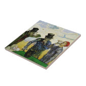 Die Trinker von Vincent van Gogh Fliese (Seite)