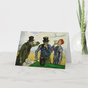 Die Trinker von Vincent van Gogh Karte