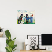 Die Trinker von Vincent Van Gogh Poster (Heimbüro)