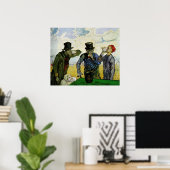 Die Trinker von Vincent van Gogh Poster (Heimbüro)