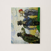 Die Trinker von Vincent van Gogh Puzzle (Vertikal)