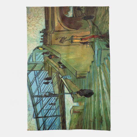 Die Trinquetaille-Brücke von Vincent van Gogh Geschirrtuch (Vertikal)