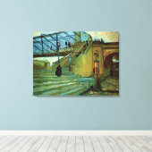 Die Trinquetaille-Brücke von Vincent van Gogh Leinwanddruck (Insitu (Holzboden))
