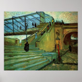 Die Trinquetaille-Brücke von Vincent van Gogh Poster (Vorne)