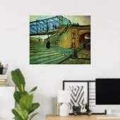 Die Trinquetaille-Brücke von Vincent van Gogh Poster (Heimbüro)