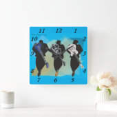 Die Trio - Acrylwand Quadratische Wanduhr (Zuhause)