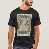 Die Triple Moon Tarot Card Blumenmond Crescent Ae T-Shirt (Vorderseite)