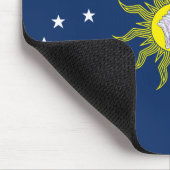 Die Tritonshorn-Republik-Flagge Mousepad (Ecke)