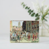 Die Triumphankunft in Rotterdam Postkarte (Stehend Vorderseite)