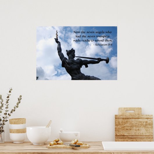 Die Trompete des Engels Poster (Küche)