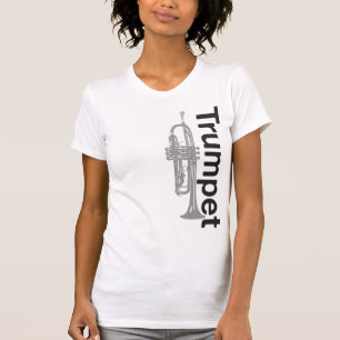 Die Trompete-Shirt der beunruhigten Frauen T-Shirt