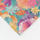 Die Tropen lehren dich, mit dem Fluss mitzumachen Fleecedecke (Ecke)