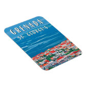Die tropische Schönheit von Granada bis Saint Geor Magnet (Rechte Seite)