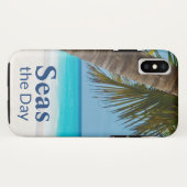 Die tropische Strandszene Case-Mate iPhone Hülle (Rückseite (Horizontal))