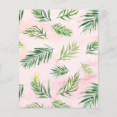 Die tropischen Blätter Luau rettet die Daten (Rückseite)