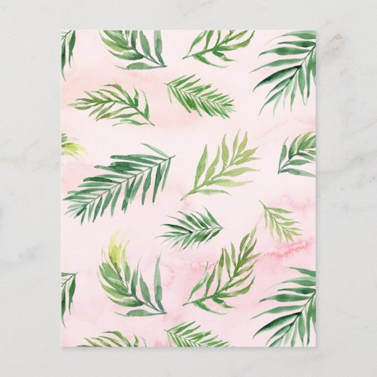 Die tropischen Blätter Luau rettet die Daten (Rückseite)