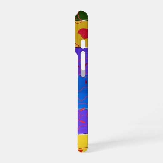 Die tropischen Farben iPhone Gehäuse Hülle (Linke Seite)