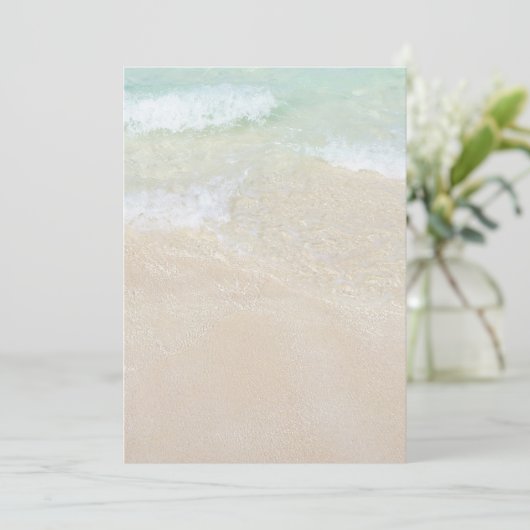 Die tropischen Strände - unbedrucktes Papier (Stehend Vorderseite)