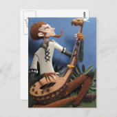 Die Troubadour-Postkarte Postkarte (Vorne/Hinten)