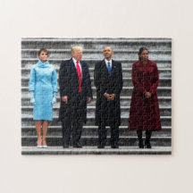 Die Trumps & Obamas bei der Einweihung