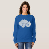 Die Tschechische Republik liegt in meinem Herzen Sweatshirt (Vorne ganz)