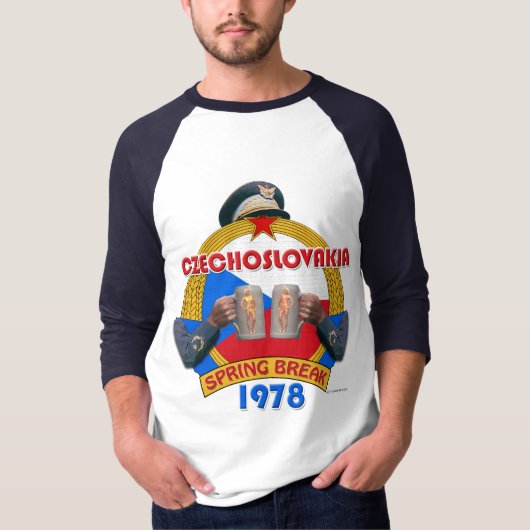 Die Tschechoslowakei-Frühjahrsferien 1978 (Licht) T-Shirt (Vorderseite)
