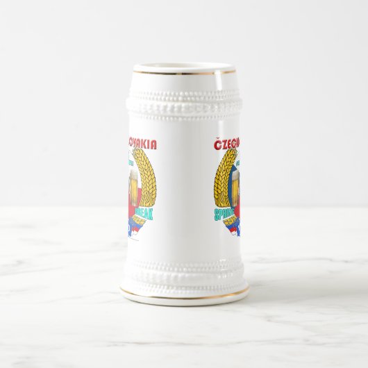 Die Tschechoslowakei-Frühlings-Bruch-Tasse 1980 Bierglas (Mittel)