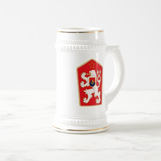 Die Tschechoslowakei-Wappen Tasse 1960 (VorderseiteRechts)