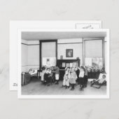 Die Tuberkulose-Bekämpfung in den 1920er Jahren Postkarte (Vorne/Hinten)