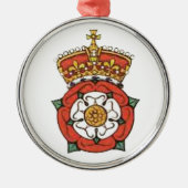 Die Tudor-Rose Ornament Aus Metall (Vorne)