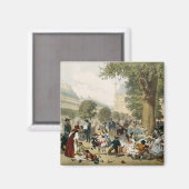 Die Tuilerien, 1856 Magnet (Vorderseite/Rückseite)