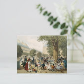 Die Tuilerien, 1856 Postkarte (Stehend Vorderseite)