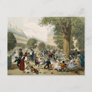 Die Tuilerien, 1856 Postkarte