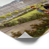 Die Tuilerien während der Restaurierung Poster (Ecke)