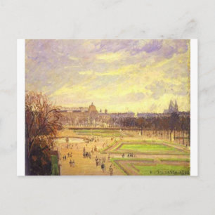 Die Tuileries Gardens 2 von Camille Pissarro Postkarte