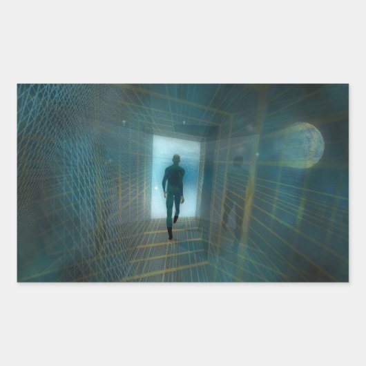 Die Tunnelaufkleber Rechteckiger Aufkleber (Vorderseite)