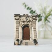 Die Tür der Bibliotheca Hertziana. Rom, Italien Po Postkarte (Stehend Vorderseite)