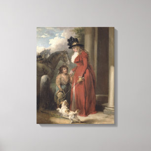 Die Tür des Squires, c.1790 (Öl auf Leinwand) Leinwanddruck