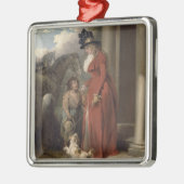 Die Tür des Squires, c.1790 (Öl auf Leinwand) Silbernes Ornament (Links)