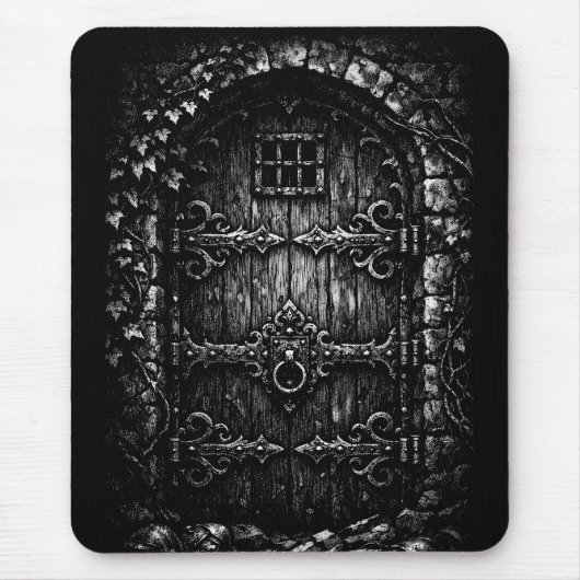 Die Tür des Zauberers — von BurnsInHell Mousepad (Vorne)