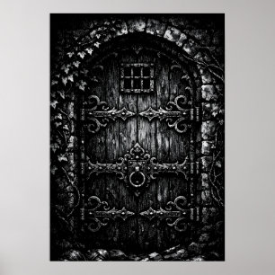 Die Tür des Zauberers — von BurnsInHell Poster
