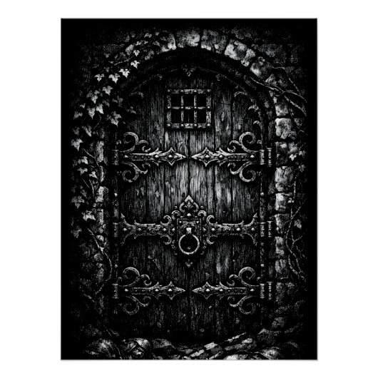 Die Tür des Zauberers — von BurnsInHell Poster (Vorderseite)