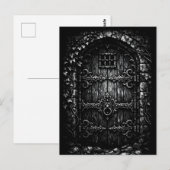 Die Tür des Zauberers — von BurnsInHell Postkarte (Vorne/Hinten)