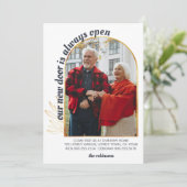 Die Tür ist immer offen Gold Arch Foto grau bewege Ankündigung (Stehend Vorderseite)