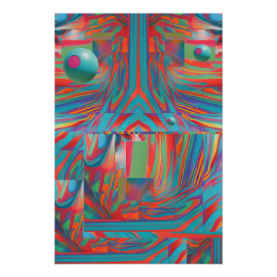Die Tür ist offen - Ken Gage Surreal Art Poster