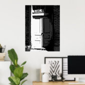 die Tür Poster (Heimbüro)