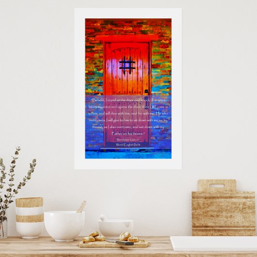 Die Tür Poster (Küche)