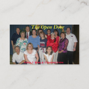 Die Tür-Visitenkarte Visitenkarte