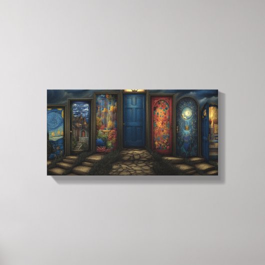 Die Türen der Wahrnehmung Stretched Canvas Print Leinwanddruck (Vorderseite)