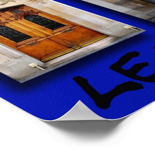 Die Türen von Paris Poster (Ecke)